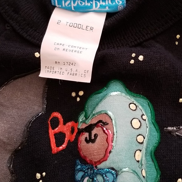 2T handpainted Halloween sweatshirt - Picture 4 of 6